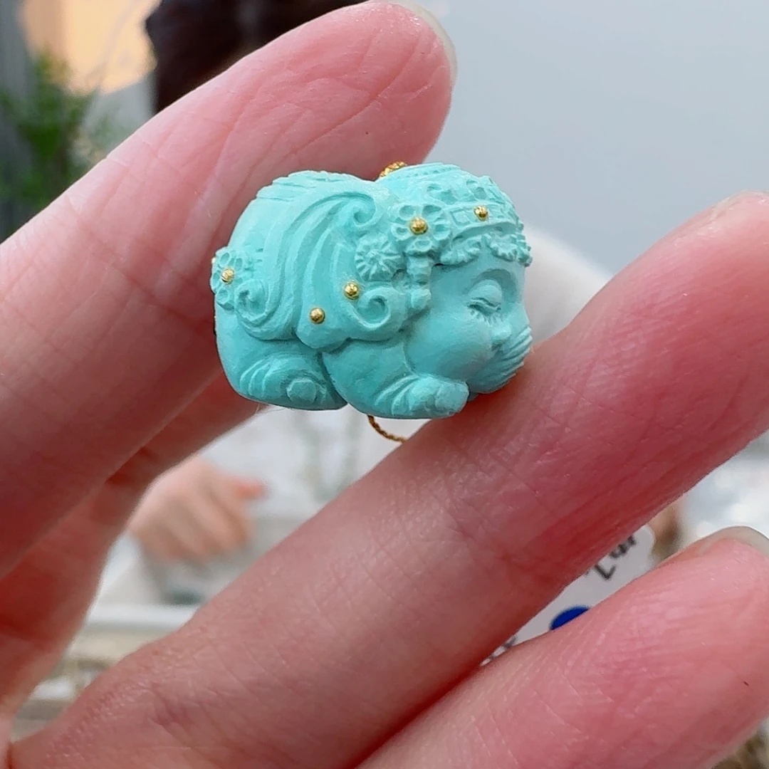 绿松石未镶嵌珠宝奇石