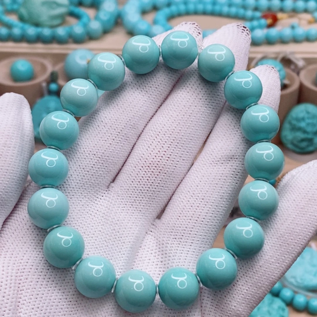 绿松石未镶嵌珠宝奇石11.5mm