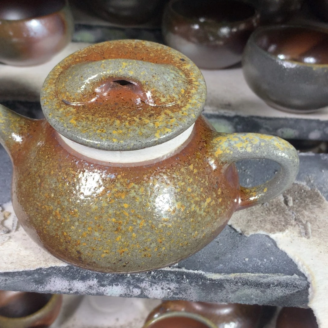 茶杯紫砂纯自然柴烧