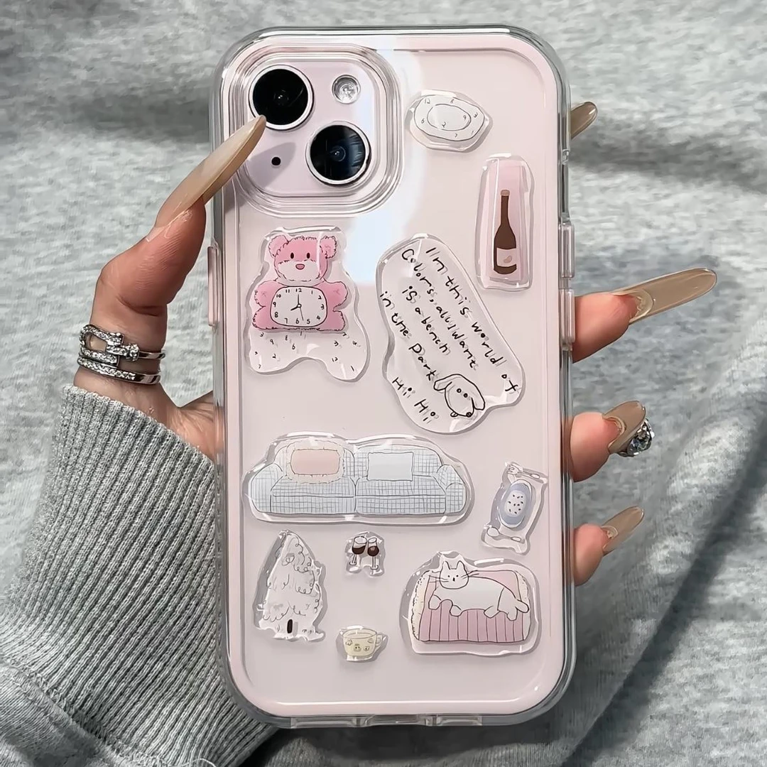 二合一适用苹果15Pro手机壳13软/12女16/14p套16PROMAX