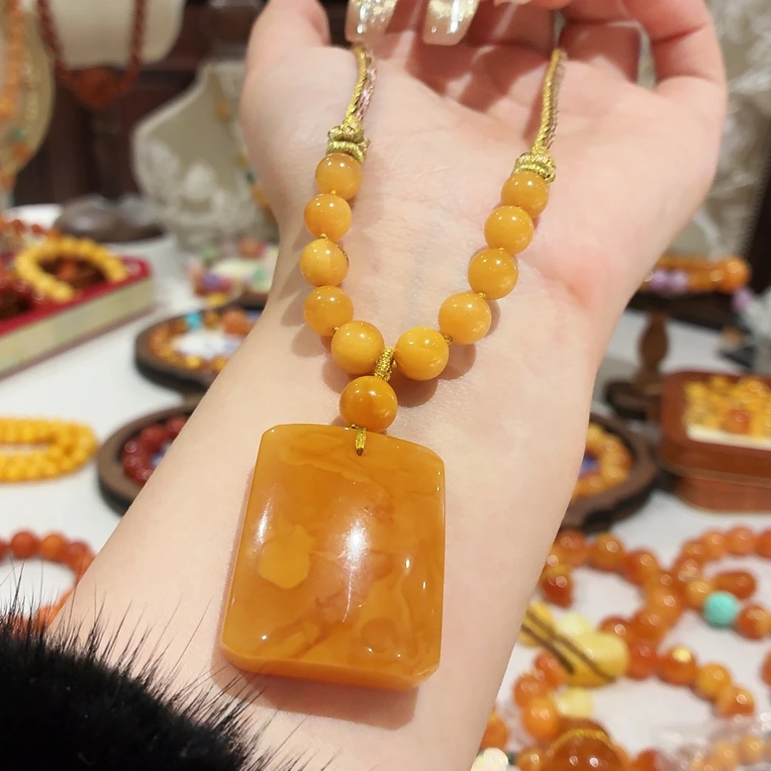 蜜蜡未镶嵌手链手串