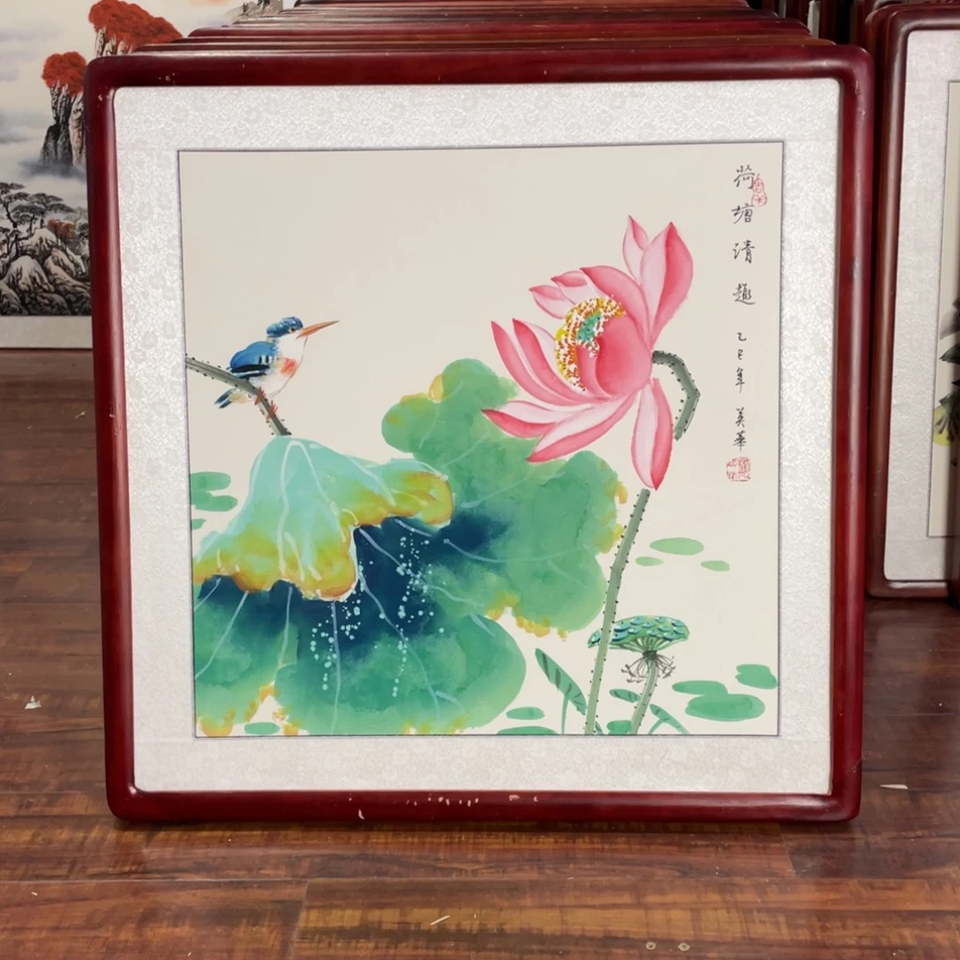 国画带框尺寸63*63厘米