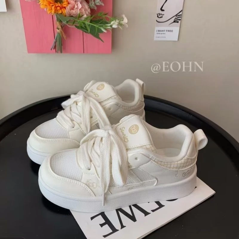 2025夏季新款韩版网面透气板鞋女镂空单网运动鞋百搭休闲鞋子女潮