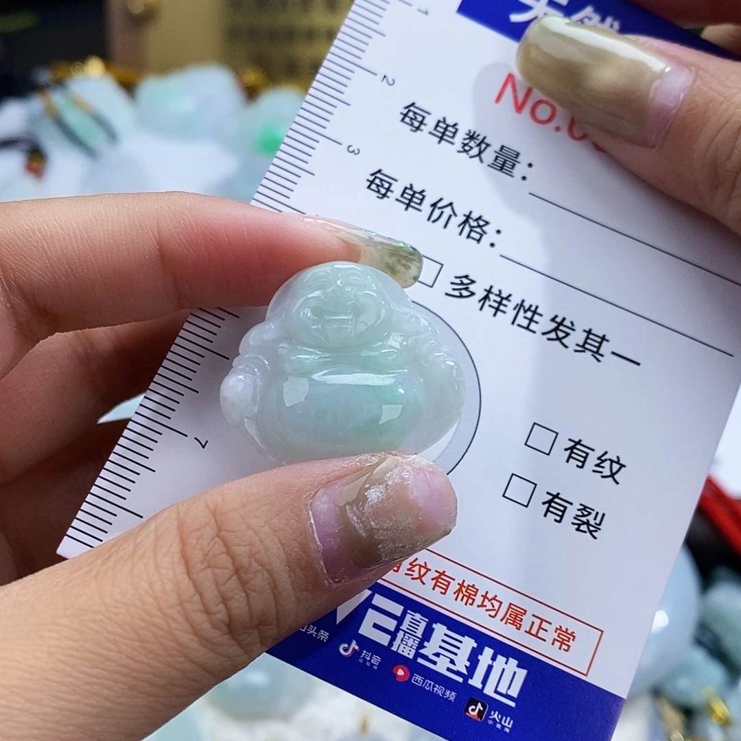 翡翠未镶嵌颈饰9563