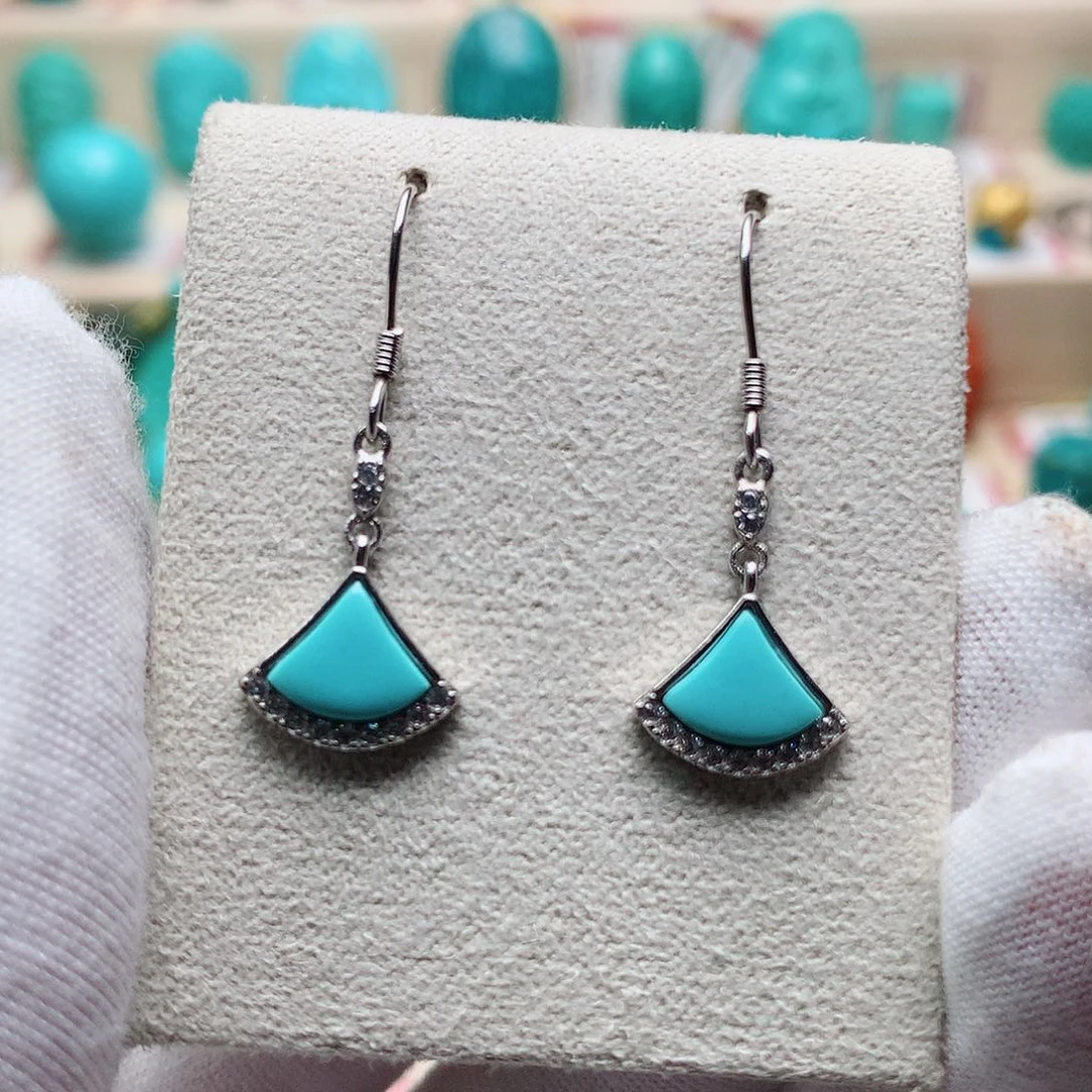 绿松石珠宝半成品未镶嵌