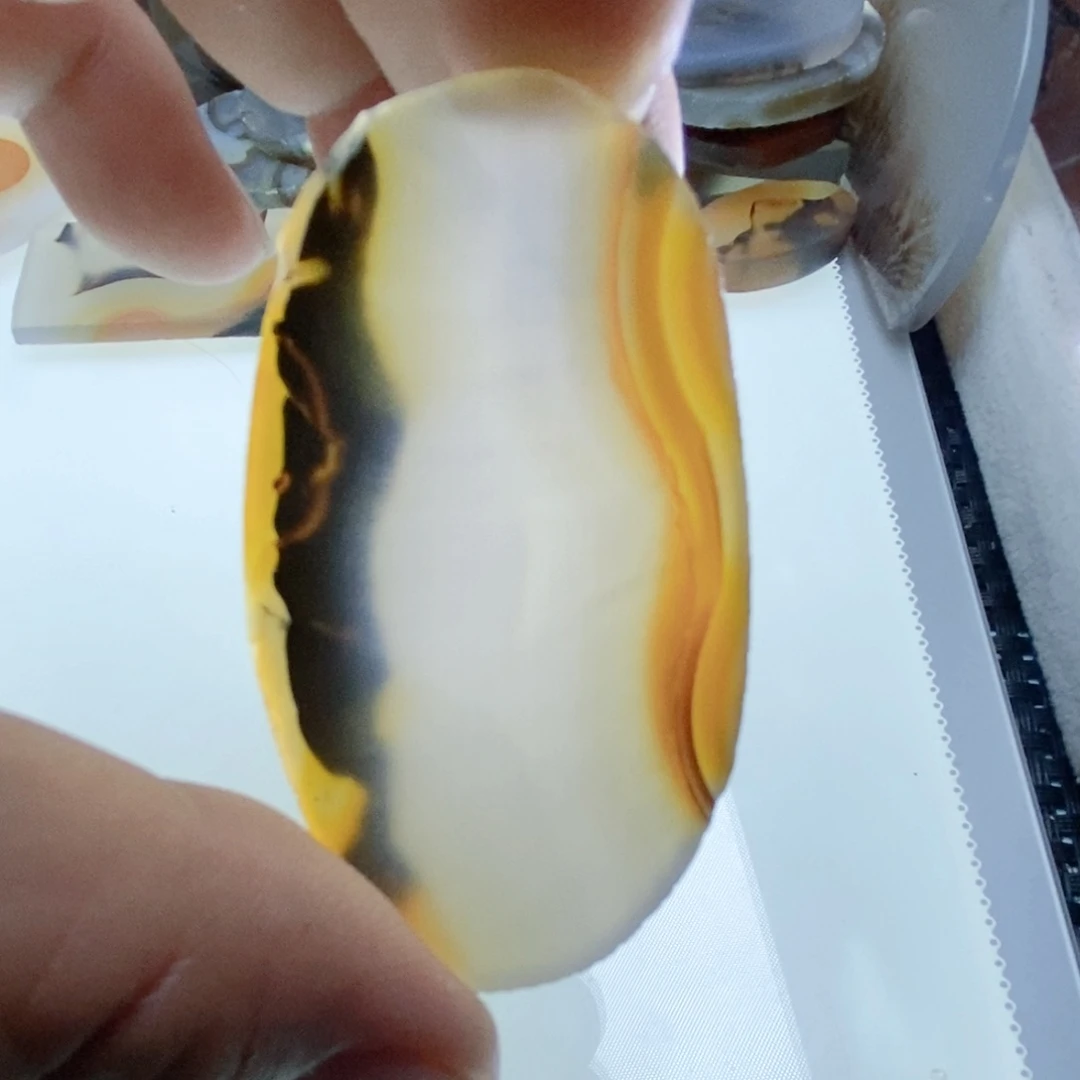 【闪购商品】玛瑙/玉髓颈饰未镶嵌白*山