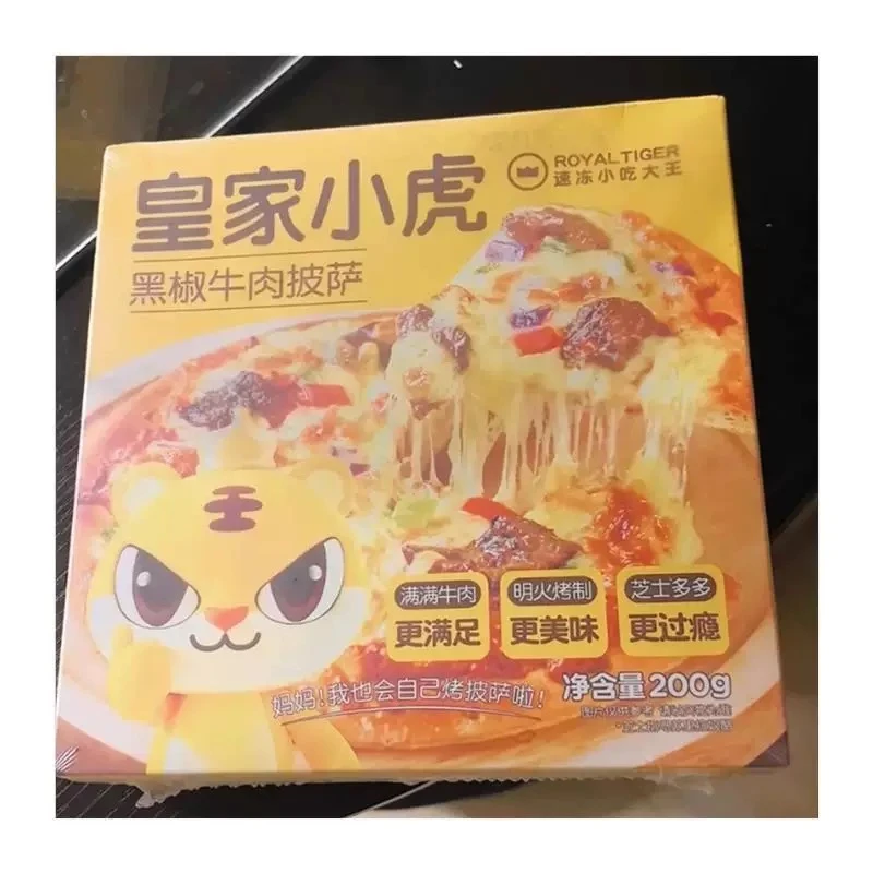 皇家小虎黑椒牛肉披萨200g *1盒/份