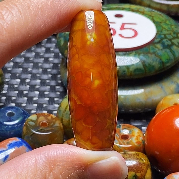 老***大玛瑙/玉髓未镶嵌颈饰