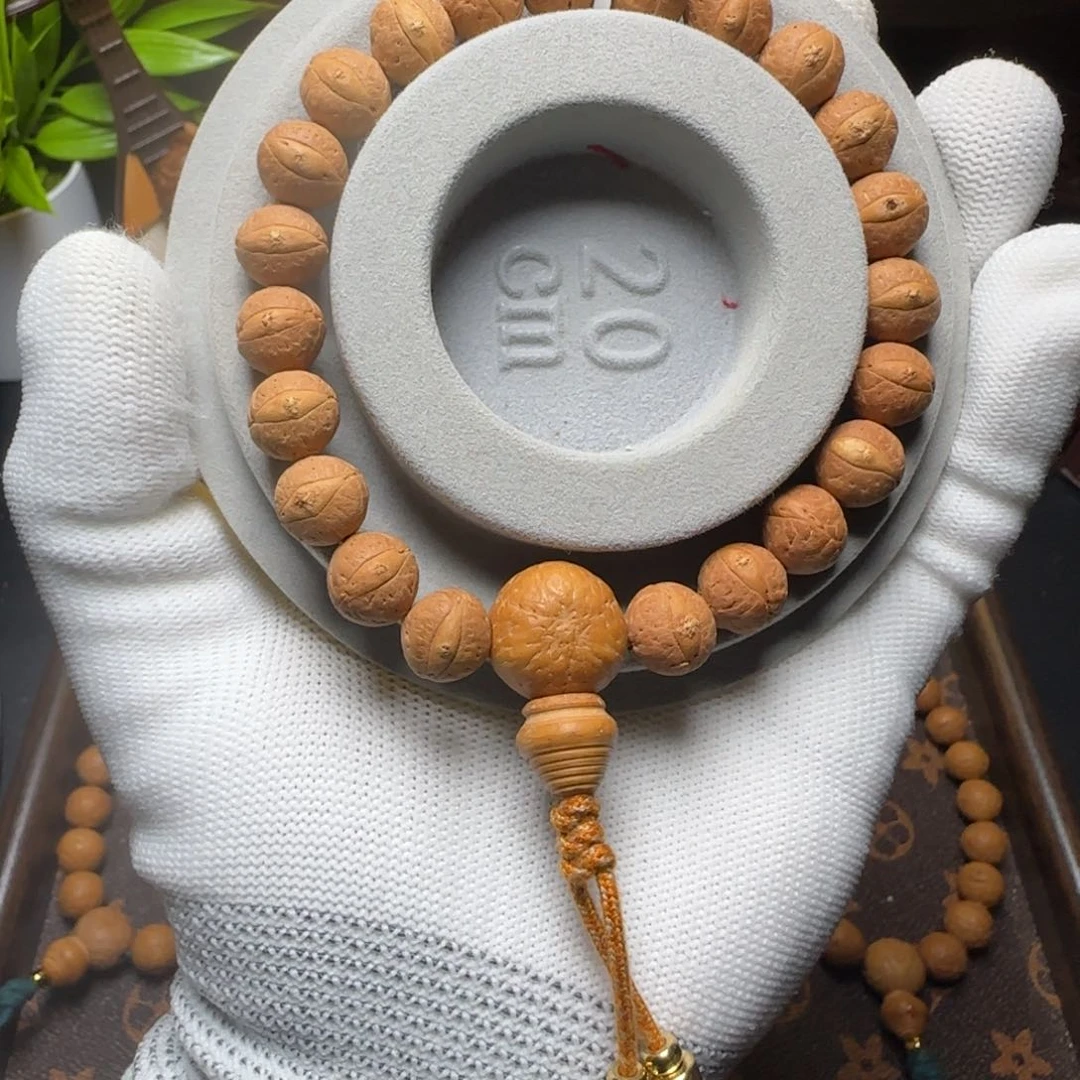 凤眼菩提手串11mm丹凤眼粉红皮