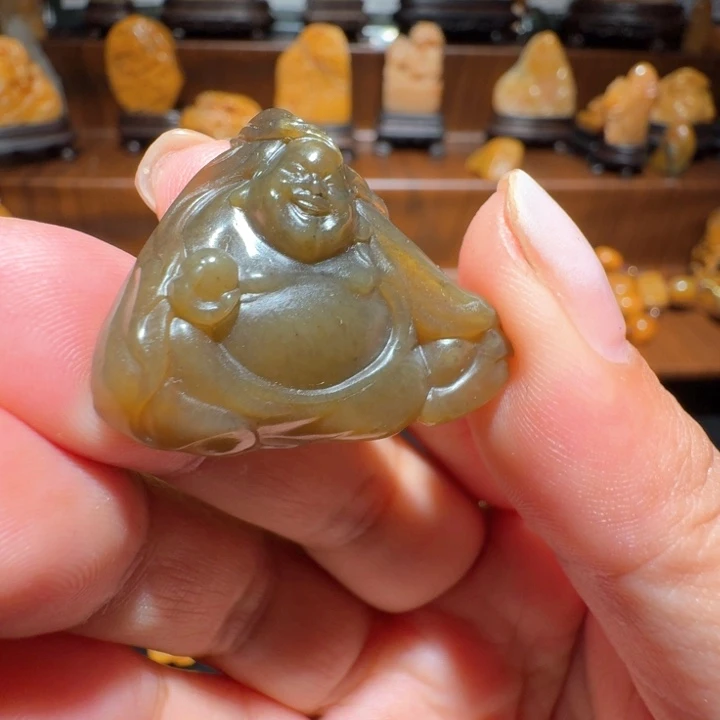 寿山石印石田黄摆件