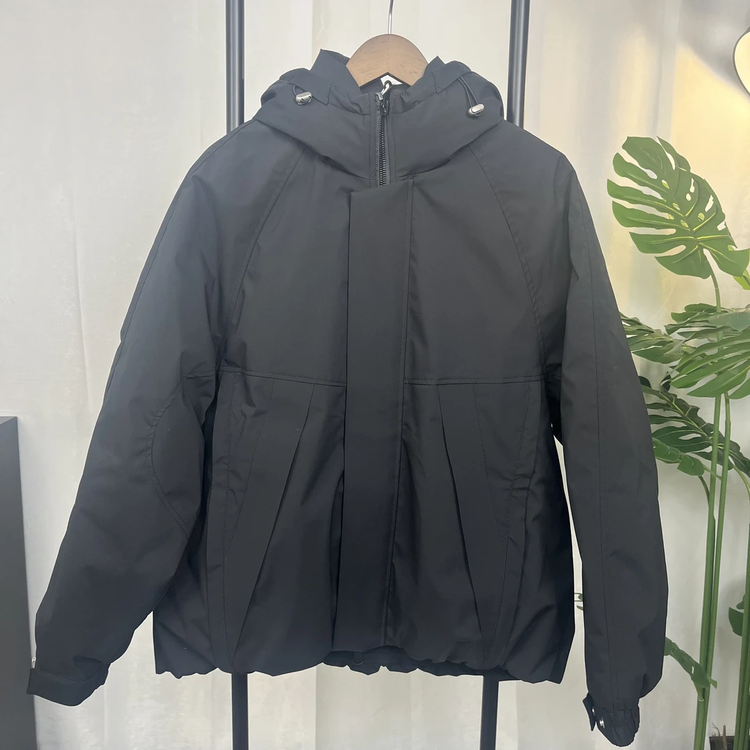 【雾感轻绒】男士黑/白/咖三色90绒抗风轻暖羽绒服