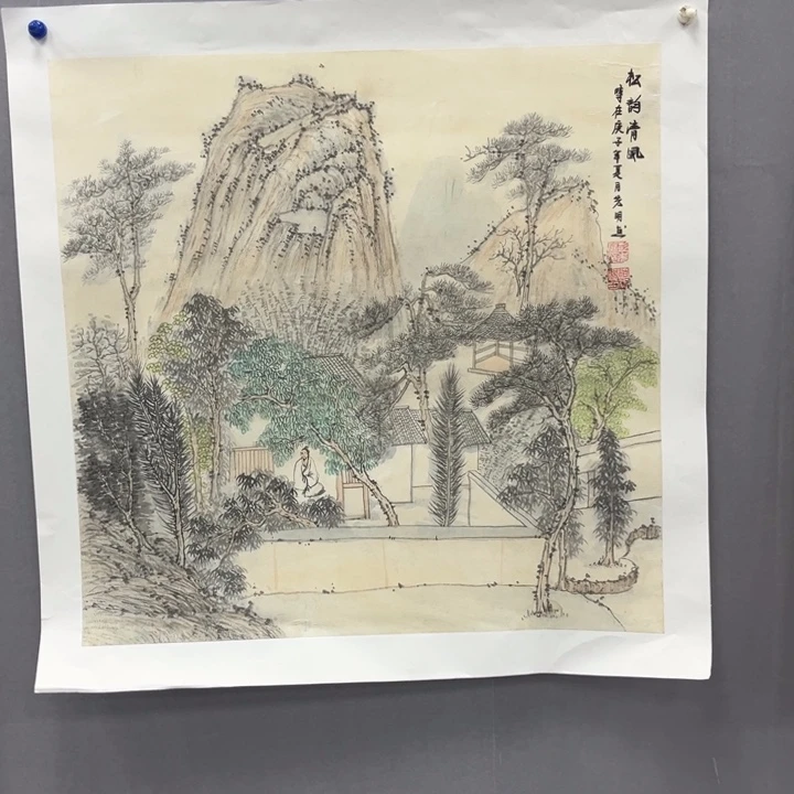 国画纯手绘字画宣纸