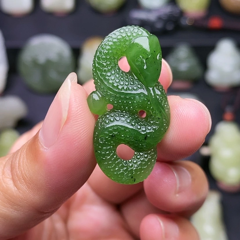 【闪购商品】和田玉（碧玉）未镶嵌挂件