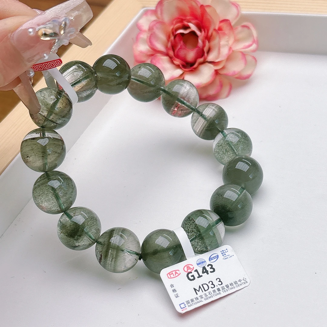 【阿波严选】天然绿幽灵手链-G143