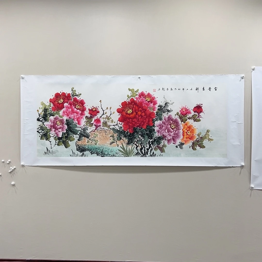 国画精品纯手绘12平尺