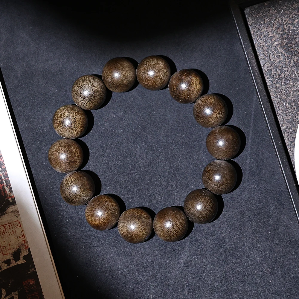 【高兴出品】LQ29 海南绿奇楠16mm沉香九九分沉 多样性发其一