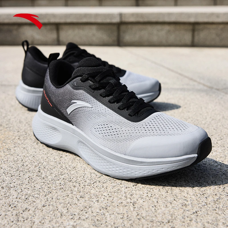 安踏踩云运动鞋减震透气跑鞋秋季新款软底跑步鞋缓震健步男士