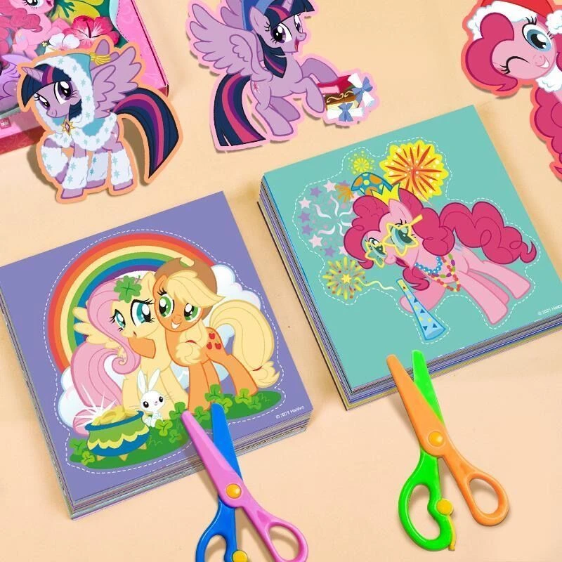 剪纸小马宝莉奥特曼儿童剪纸套装三到六岁小猪佩奇汪汪队冰雪奇缘