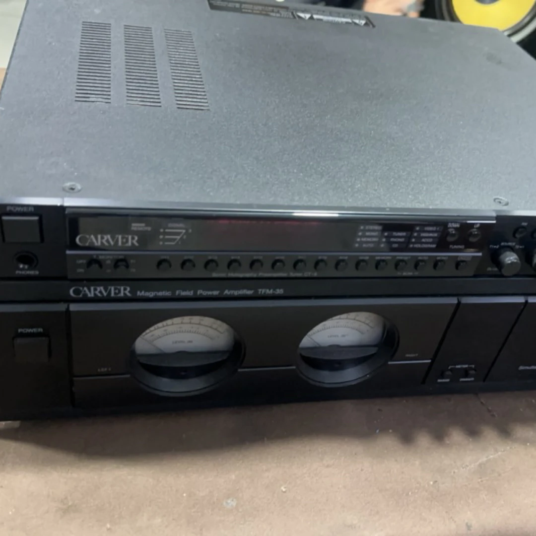 8新  卡维 前后级功放机