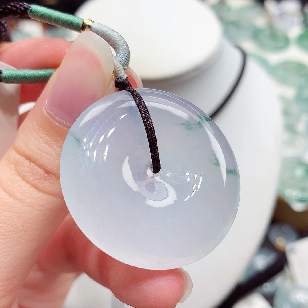 颈饰未镶嵌翡翠翡翠40，34.6/6.1