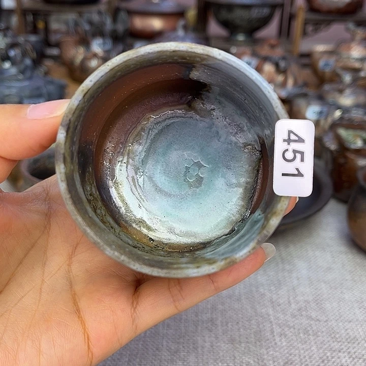 裸柴烧陶瓷手工茶器
