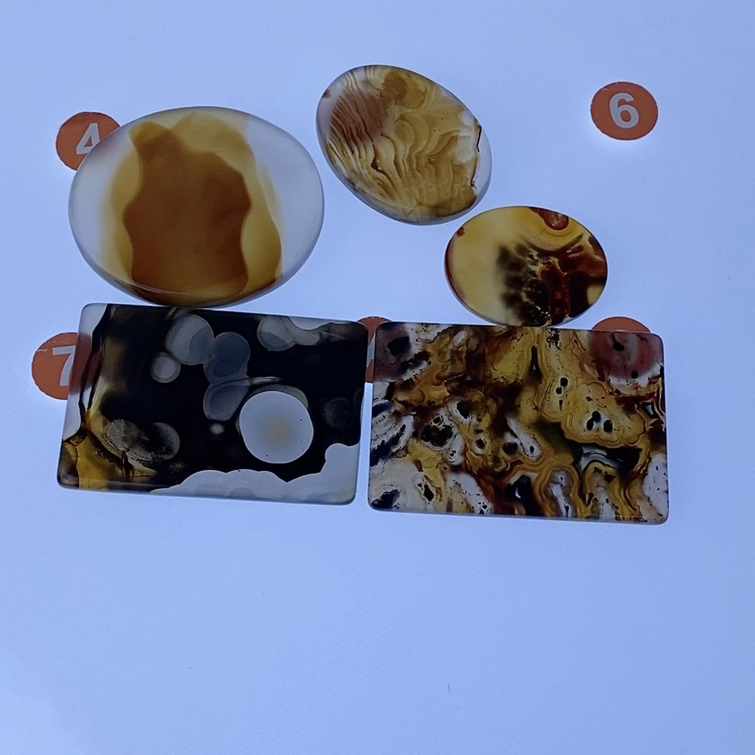 玛瑙/玉髓珠宝半成品未镶嵌金*