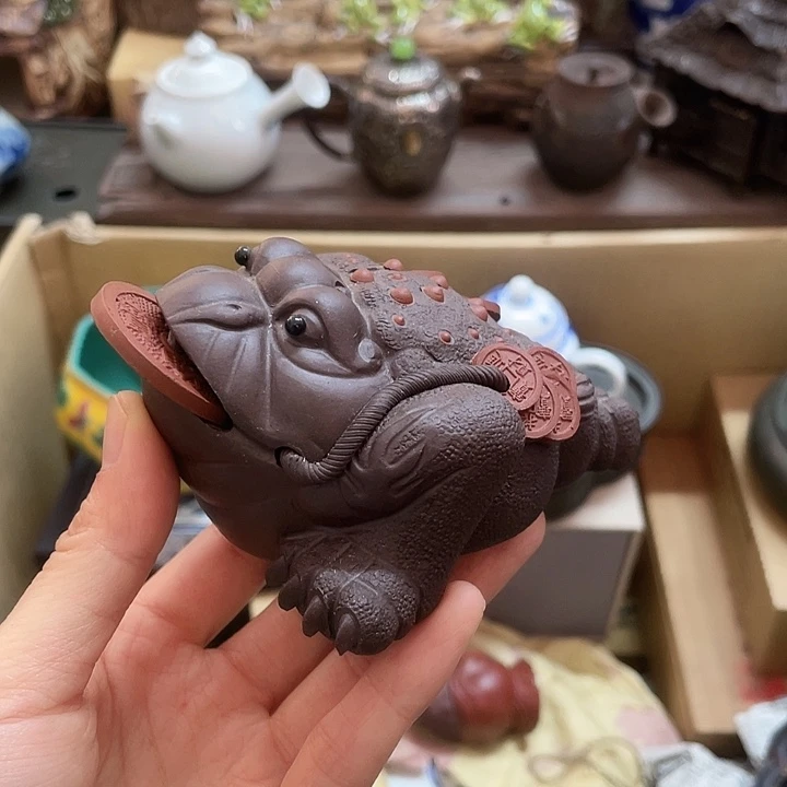 紫砂中古工艺品摆件