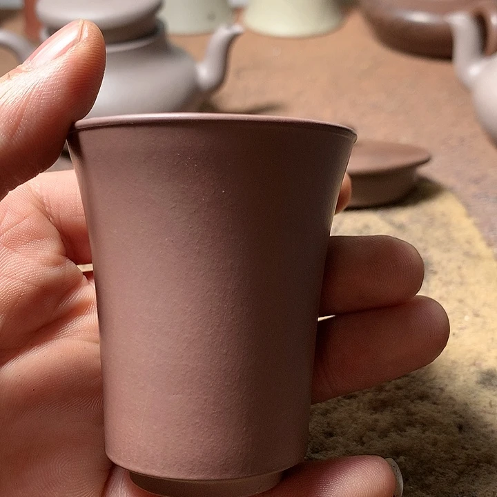 【闪购商品】紫砂茶杯紫砂刻绘品茗杯