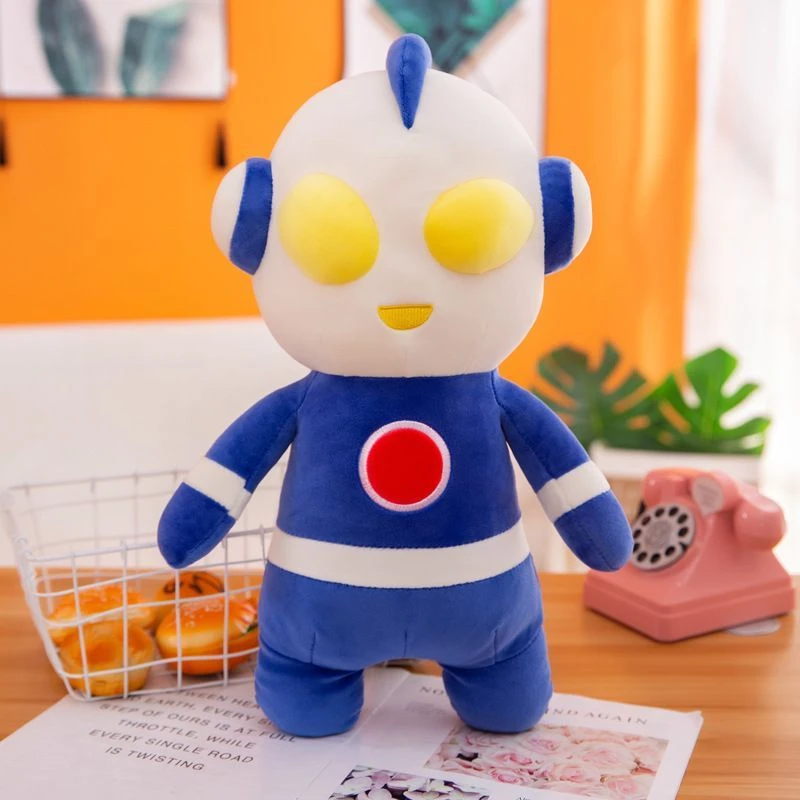 可爱Q版奥凸曼咸蛋超人毛绒玩具公仔玩偶小朋友礼物抱枕抓机娃娃