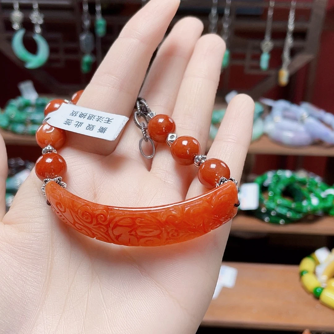 兰***怡未镶嵌手链翡翠饰品