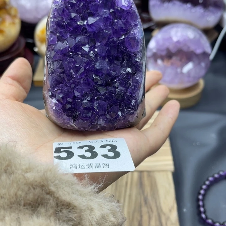 未镶嵌大型摆件（非配饰）紫晶