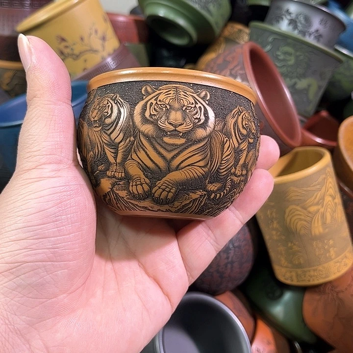 茶杯紫砂全手工紫砂主人杯