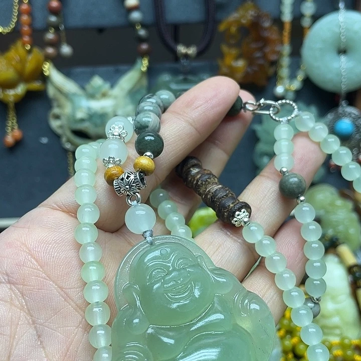 未镶嵌岫玉吊坠吊坠