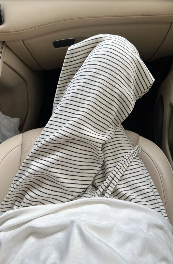 秋季新款不勒腰高腰条纹宽松垂感糯米裤女慵懒风休闲直筒阔腿裤子