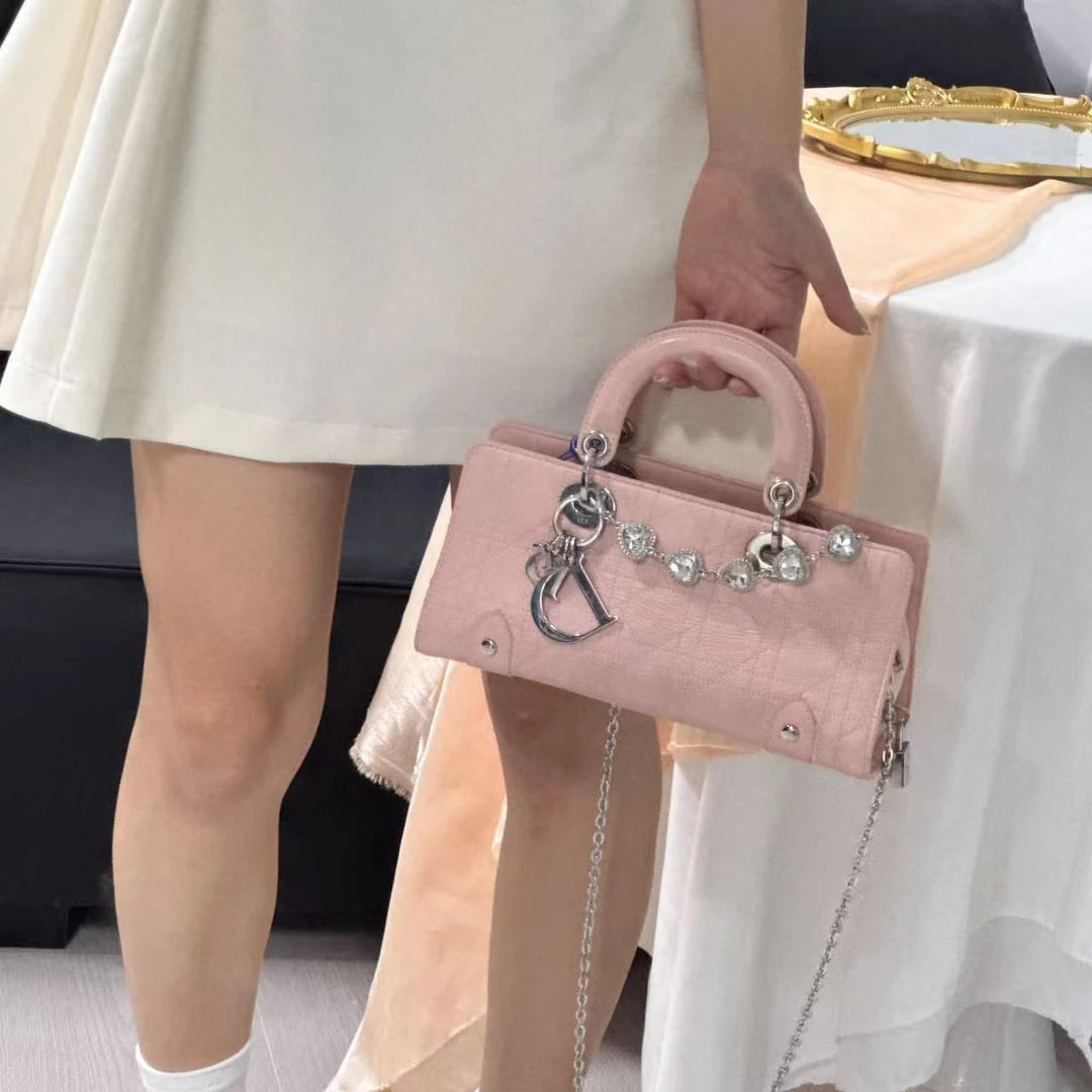 95新 DIOR/迪奥 迪奥粉色横版戴妃/95新