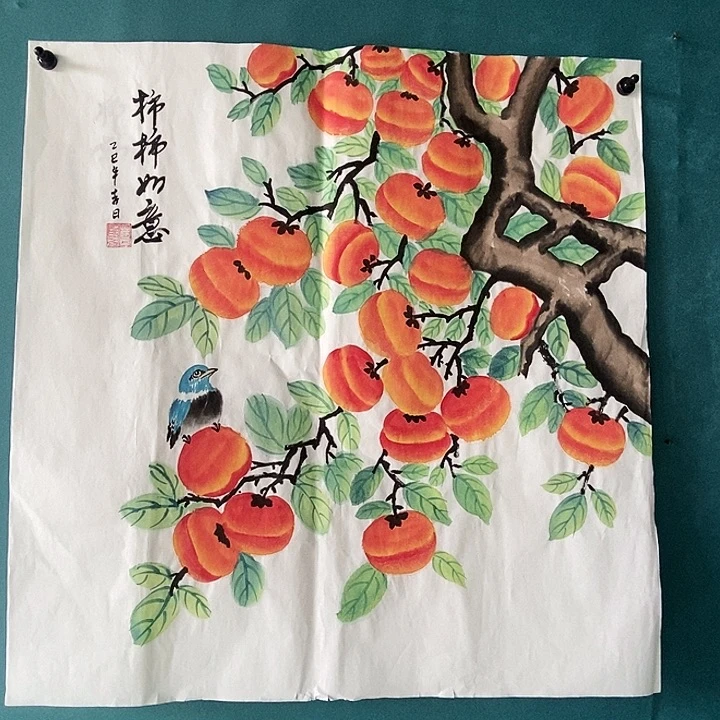 国画四尺斗方事事如意