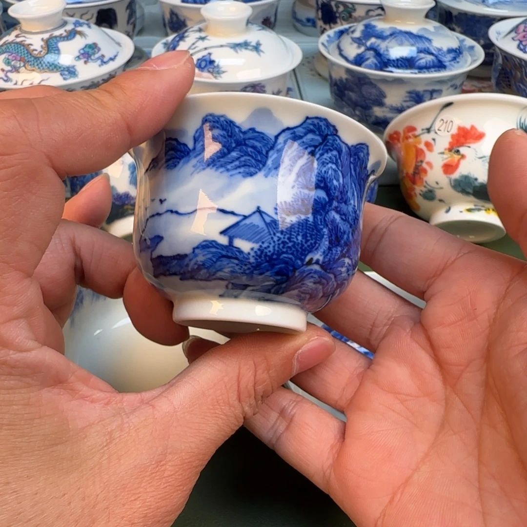 纯手工纯手绘茶具石头281