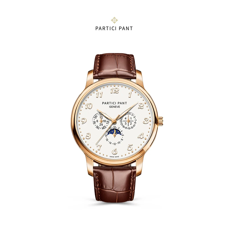 PARTICI PANT 多功能系列 夜光防水男士全自动腕表P5327-A
