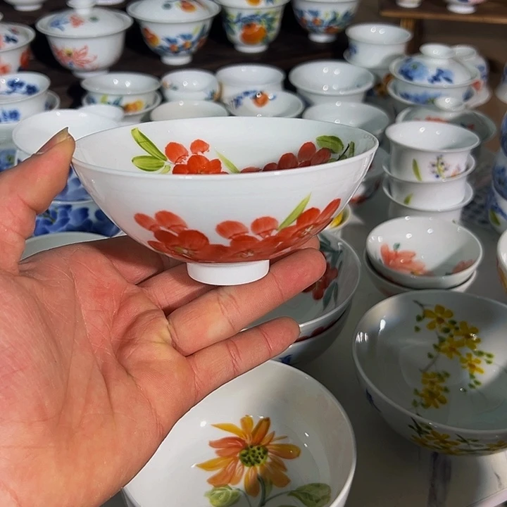 瓷景德镇纯手工陶瓷釉下彩陶瓷