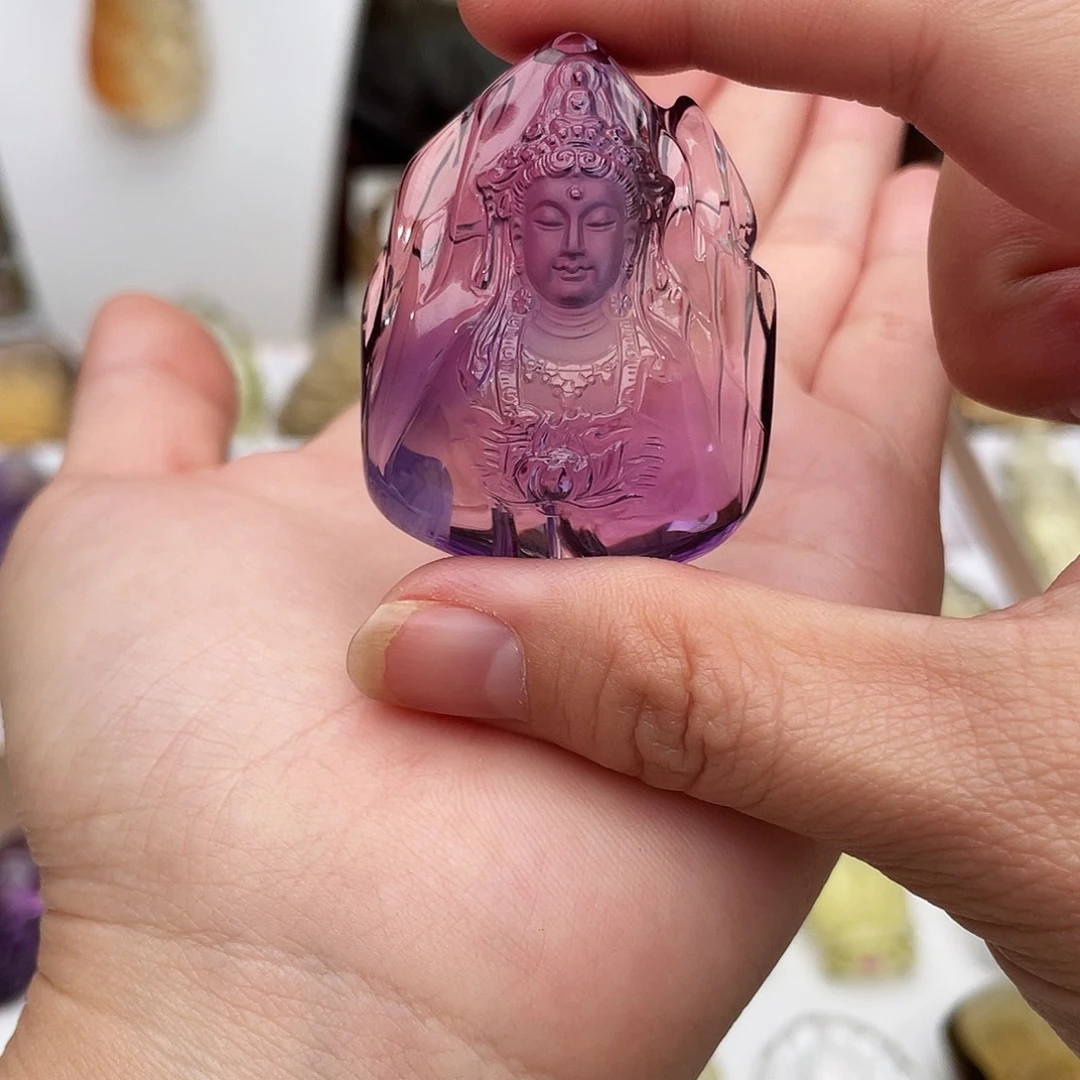 未镶嵌颈饰水晶定制