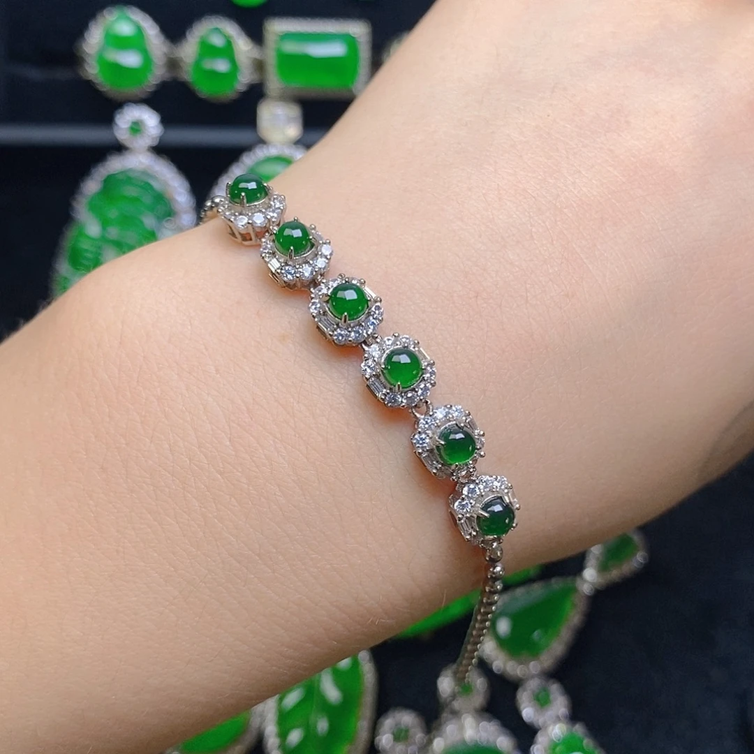 未镶嵌手链翡翠手链