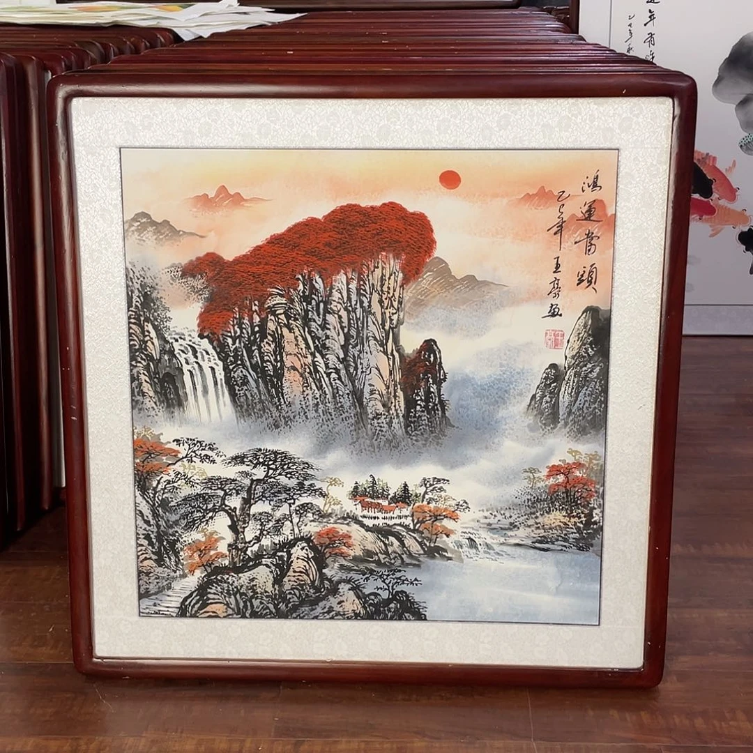 国画带框尺寸63*63厘米