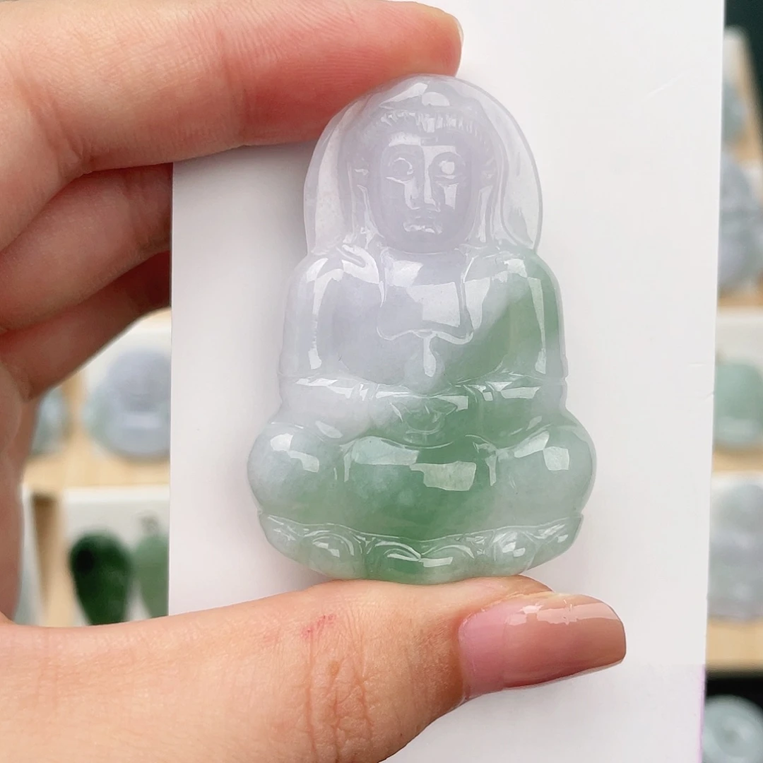颈饰未镶嵌翡翠观音