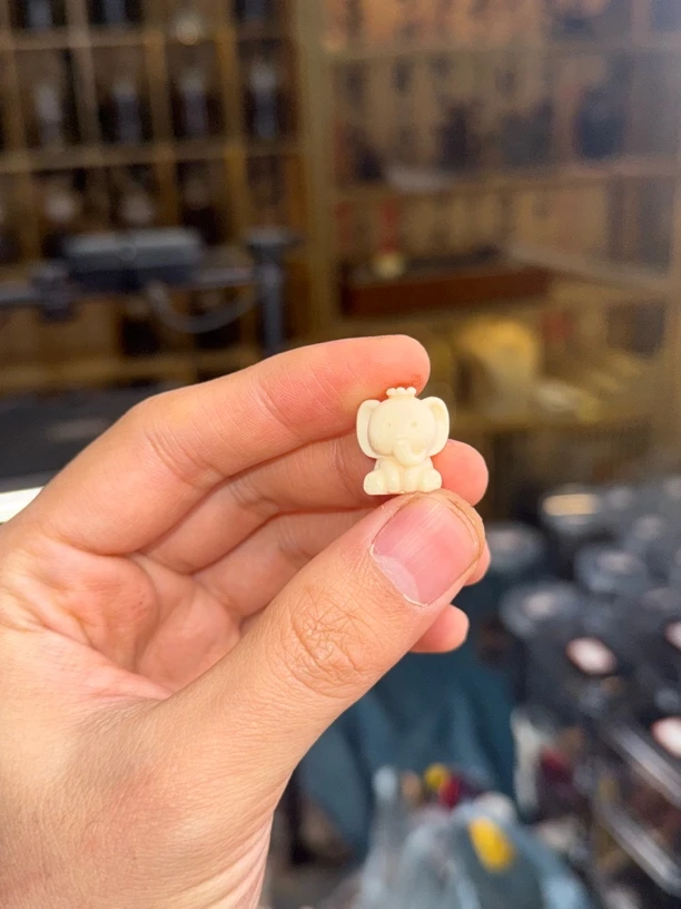 【配饰】猛犸牙小象雕刻件1.7单个