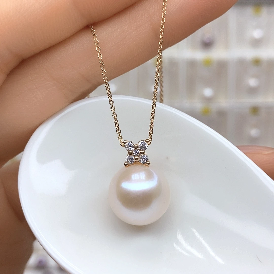 淡水珍珠合金颈饰