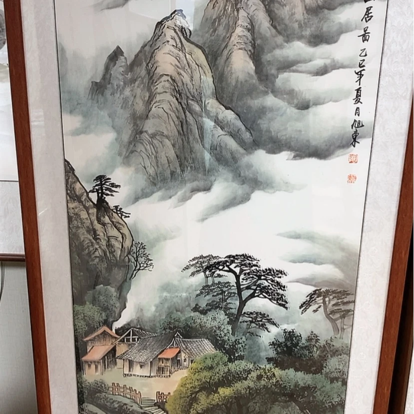 【闪购商品】国画手绘国画带框145.65
