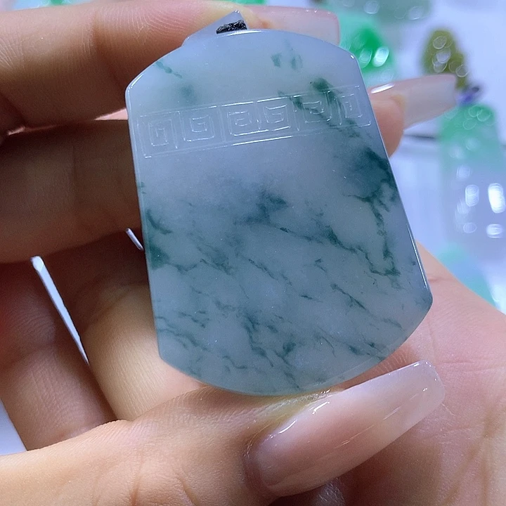 翡翠未镶嵌颈饰天然翡翠A货吊坠