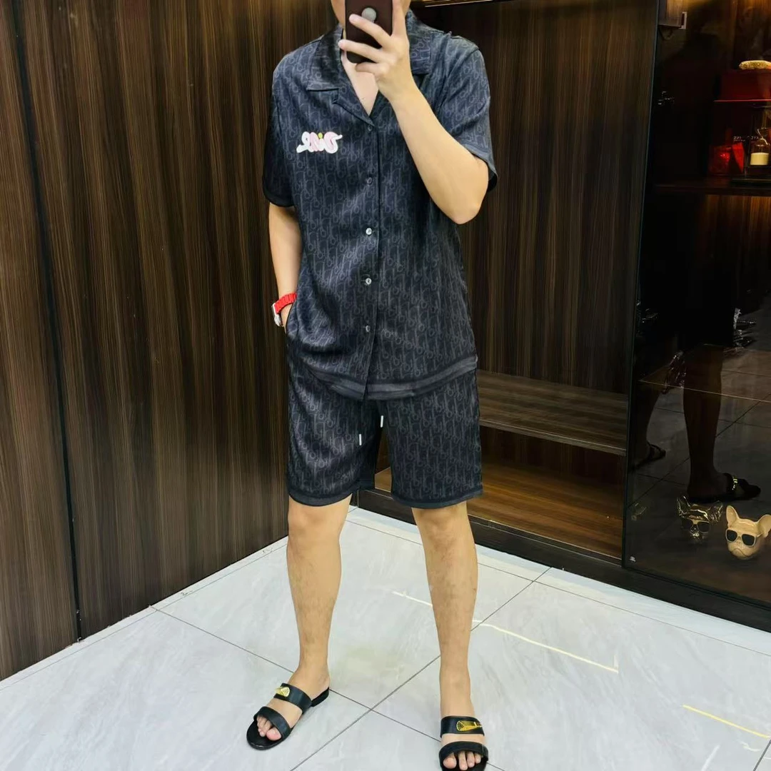 【5071-22】可外穿舒适时尚套装男士时尚休闲轻薄透气