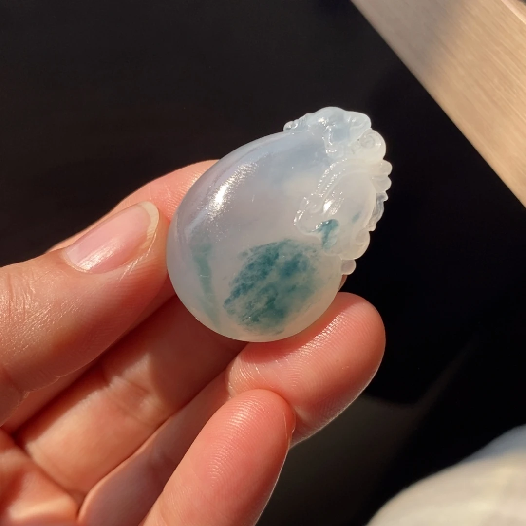 定制翡翠未镶嵌钱袋子