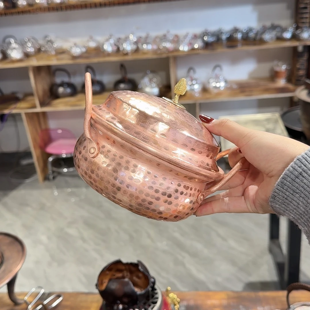 紫铜双耳锅一个16cm